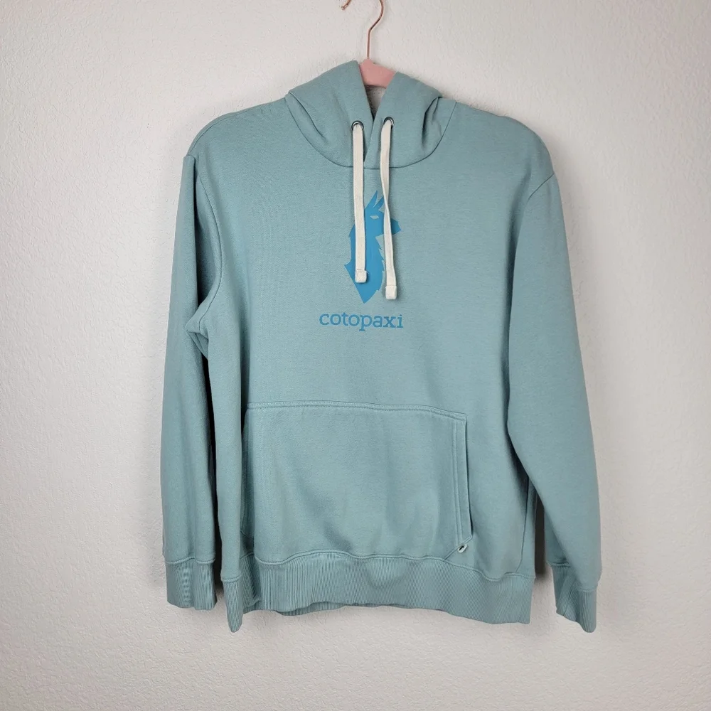 Cotopaxi Llama Pullover Hoodie Light Blue Large - Picture 3 of 9